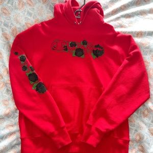 Red Champion Hoodie